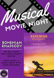 Musical Movie Night Poster / WLOY